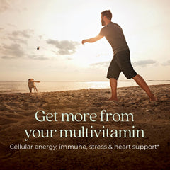 New Chapter Men’s Multivitamin bottle closeup tablets showing easy-to-digest formula