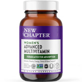 New Chapter Women's Multivitamin Advanced bottle, showcasing capsules for smooth daily energy support.