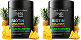 New Elements Biotin Gummies bottle supports healthy hair and nails.