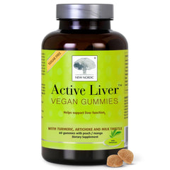 NEW NORDIC Active Liver Gummies bottle for easy daily liver support.