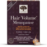 New Nordic Hair Volume Menopause bottle front showing packaging for daily use and hair support