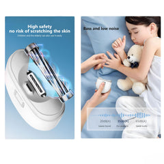 New Rechargeable Electric Nail Clipper recessed blade for safe trimming