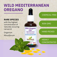 New Roots Wild Oregano Oil Drops sourced from Anatolian mountains in Turkey