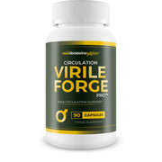 New Vibrations Nutrition Circulation Virile Forge Pro bottle for daily circulation support.