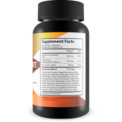 New Vibrations Nutrition Turmeric Forte Pro Max capsule closeup highlighting absorption