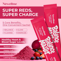 NewellMe Balance Master spoon dispense; easy measuring and mixing.