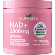 NEWOLITE NAD+ bottle front view for daily-use supplementation.