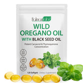 Newseel oregano oil softgels bottle for convenient daily wellness.