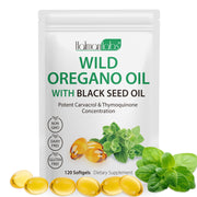 Newseel oregano oil softgels bottle for convenient daily wellness.