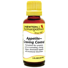 Newton Homeopathics Appetite Craving Control bottle for cravings support.