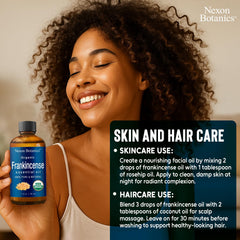 Nexon Botanics aroma incienso, aceite esencial con notas dulces y amaderadas para relajación