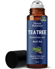 Nexon Botanics Tea Tree Roll-On 10ml bottle for on-the-go cleansing and refreshment.