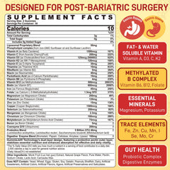 Nextdia bariatric multivitamin gummies berry flavor ready for daily use