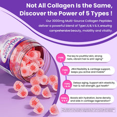 Nextdia Collagen Gummies fruit chews supporting skin, hair, and nails