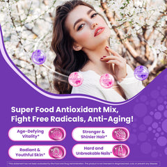 Nextdia Collagen Gummies ingredient visual with antioxidant blend and enzymes