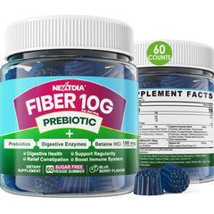 Nextdia Fiber Gummies bottle for easy daily fiber support and digestion.