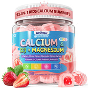 Nextdia Kids Calcium Gummies jar front promoting bone health for children