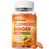 Nextdia liposomal turmeric softgels bottle shown for convenient daily wellness support.