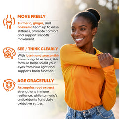 Packaging of Nextdia lutein-zeaxanthin eye-support softgels emphasizes eye and brain benefits.