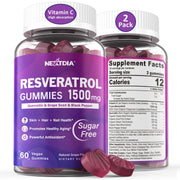 Nextdia Resveratrol bottle highlighting high-purity antioxidant support