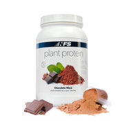 NF Sports Chocolate Maca protein powder in a scoop for shakes.