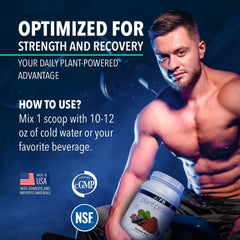 NF Sports organic ingredients highlight clean plant-based protein ideal for healthy meals.