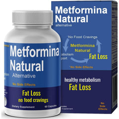Ni una dieta más METFORMINA Natural bottle front showing daily-use convenience