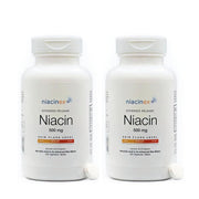Niacinex 500mg tablets in bottle front for easy daily use