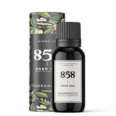 Nimbu Lab Deep Sea diffuser bottle pour showing premium finish for room scenting