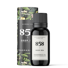 Nimbu Lab Deep Sea diffuser bottle pour showing premium finish for room scenting