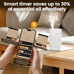 Nimin diffuser controlled via Mi Home app for scheduling