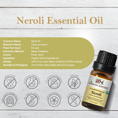 Nirvana Nurture Neroli oil in diffuser releasing floral scent.