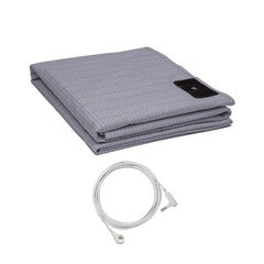 NIULAFR grounding sheet on bed provides comfortable sleep with continuous grounding contact.
