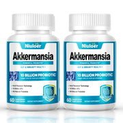 Niuloer Akkermansia probiotic bottle with capsules supporting daily gut balance
