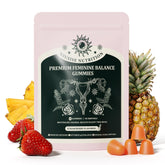 NIUSISE feminine balance gummies jar-front image — vegan daily wellness for women