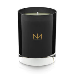 Niven Morgan Whitewood Sea Salt candle side view creates a calming atmosphere.