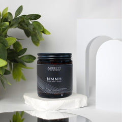 NMNH Anti-Aging Supplement packaging highlighting skin vitality and metabolic balance.