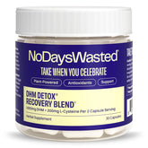 No Days Wasted DHM Detox jar front view for a simple evening routine toward next-day freshness.