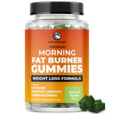 Nobi Nutrition gomitas quemagrasa en empaque, listas para empezar la mañana con energía.