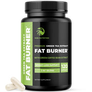 Nobi Nutrition green tea fat burner bottle showcased for daily energy support