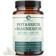 Nobi Nutrition potassium magnesium bottle front promotes balanced electrolytes for daily activity
