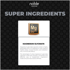 Noble Nature label detail emphasizing purity and quality standards