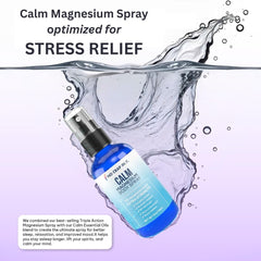 No Crap In It Calm Magnesium Spray on arm, easy topical application.