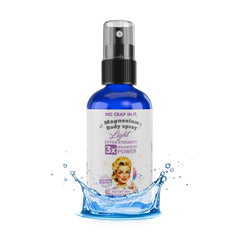 No Crap In It magnesium spray triple action bottle for fast, light absorption.