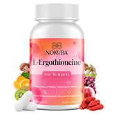 Nokuba ergothioneine capsules front, highlighting potent antioxidant support