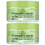 Nokuba Pentadecanoic Acid 300mg bottle shown for easy daily supplementation.