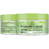 Nokuba Pentadecanoic Acid bottle for easy daily supplementation.