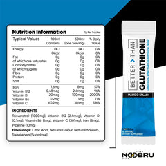 Noobru supplement pack opened showcases easy daily detox routine.