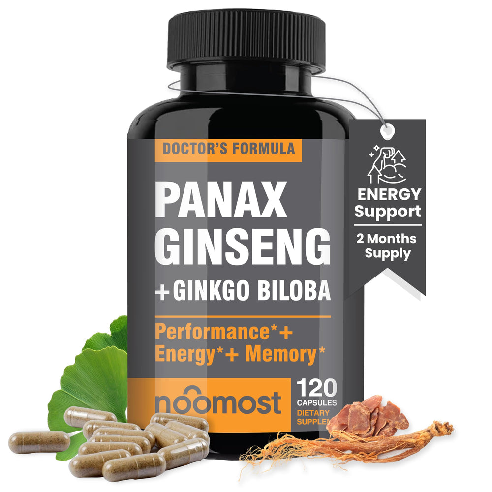 NooMost Korean Red Panax Ginseng bottle for steady energy during busy days