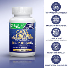 NOORUZ capsules with Ashwagandha and L-Theanine for stress balance